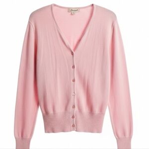 Pink cardigan